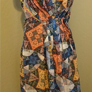 Ranna Gill Colorful Patchwork Maxi Dress